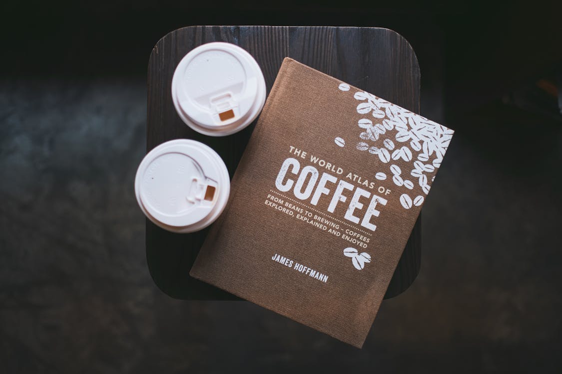 Free The World Atlas of Coffee Book Stock Photo