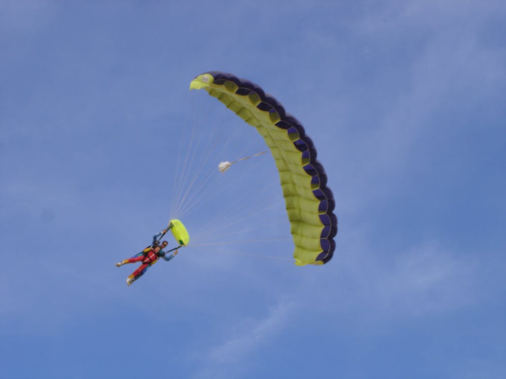 Free stock photo of first skydive Stock Photo