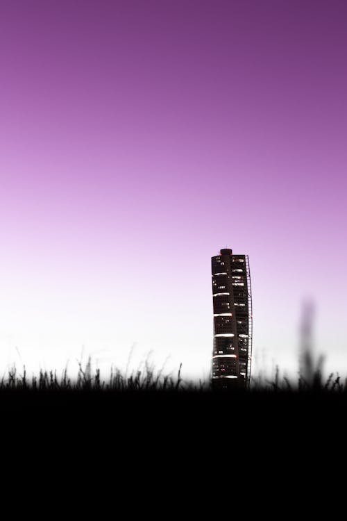 Silhouette of High Rise Building