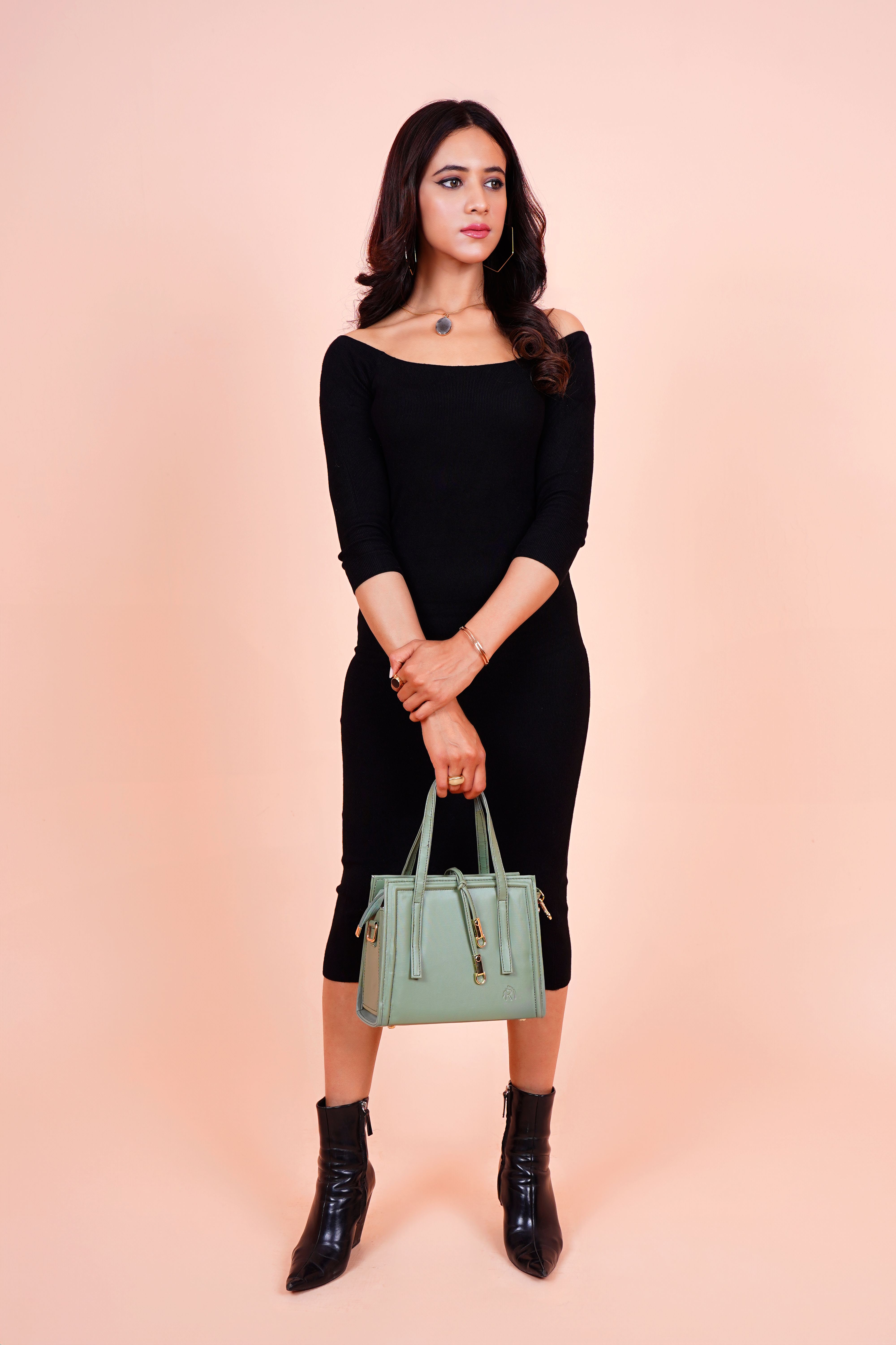 Vestido Midi Canelado