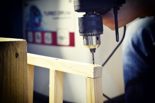 Free stock photo of carpenter, craft, drill