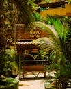 The entrance to the davo hotel in the jungle