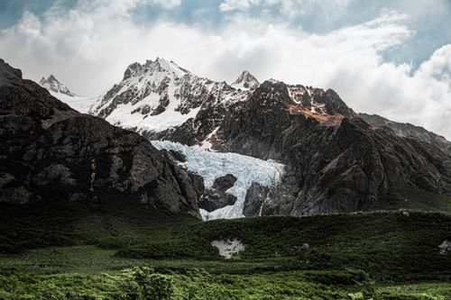 Free Explore the breathtaking snowcapped mountain range and glaciers of El Chaltén, Argentina. Stock Photo