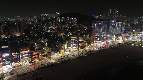 Základová fotografie zdarma na téma gwanganli, noční záběr, pusan