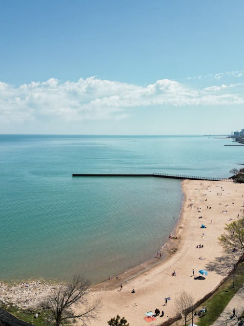 Lake Michigan in April