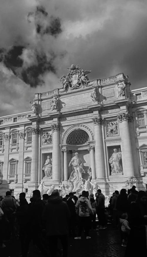 fontana di trevi, 壁紙, 建築 的 免費圖庫相片