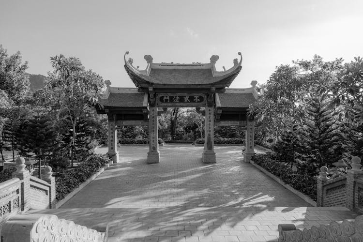 Gate To Asian Temple