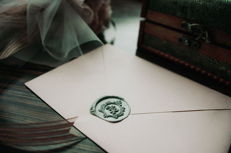 Wax-sealed envelope ready for dispatch
