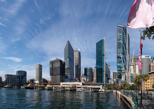 Free Sydney Circular Quay Panorama Stock Photo