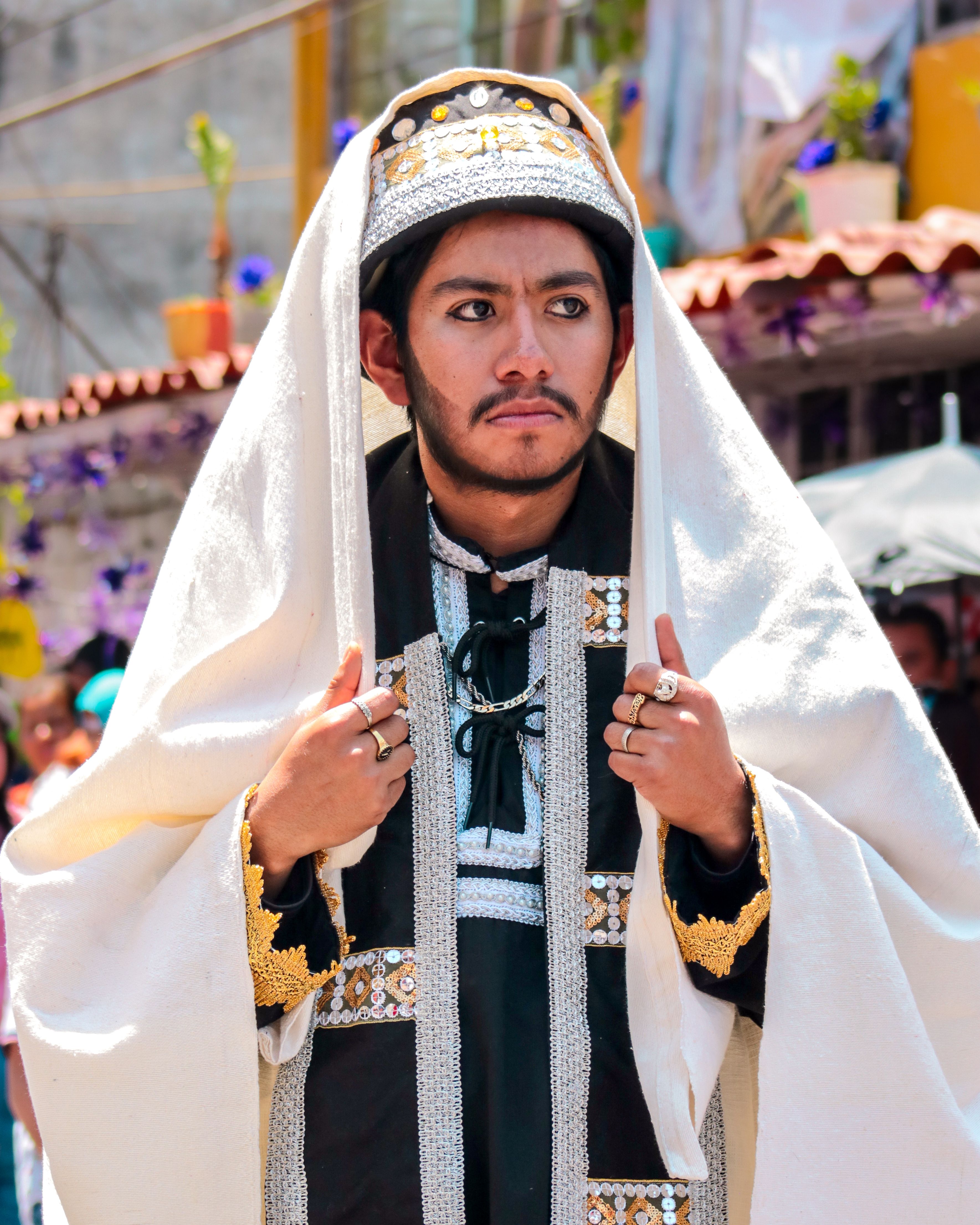Portrait of a Man in a Traditional Dress · Free Stock Photo