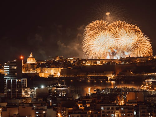 Valletta Harbour fireworks 