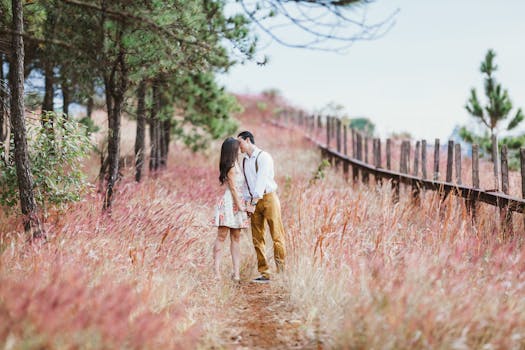 Free stock photo of landscape, man, couple, hands