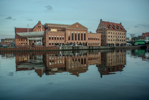 คลังภาพถ่ายฟรี ของ filharmonia, gdansk, motlawa