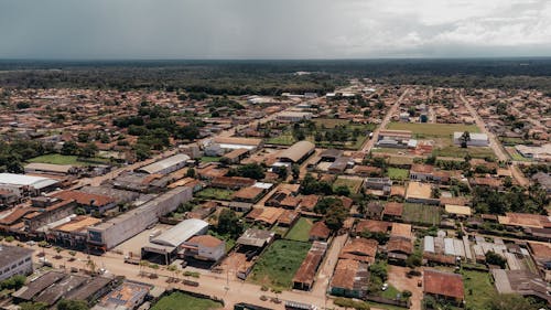 Aerial view of a city in brazil