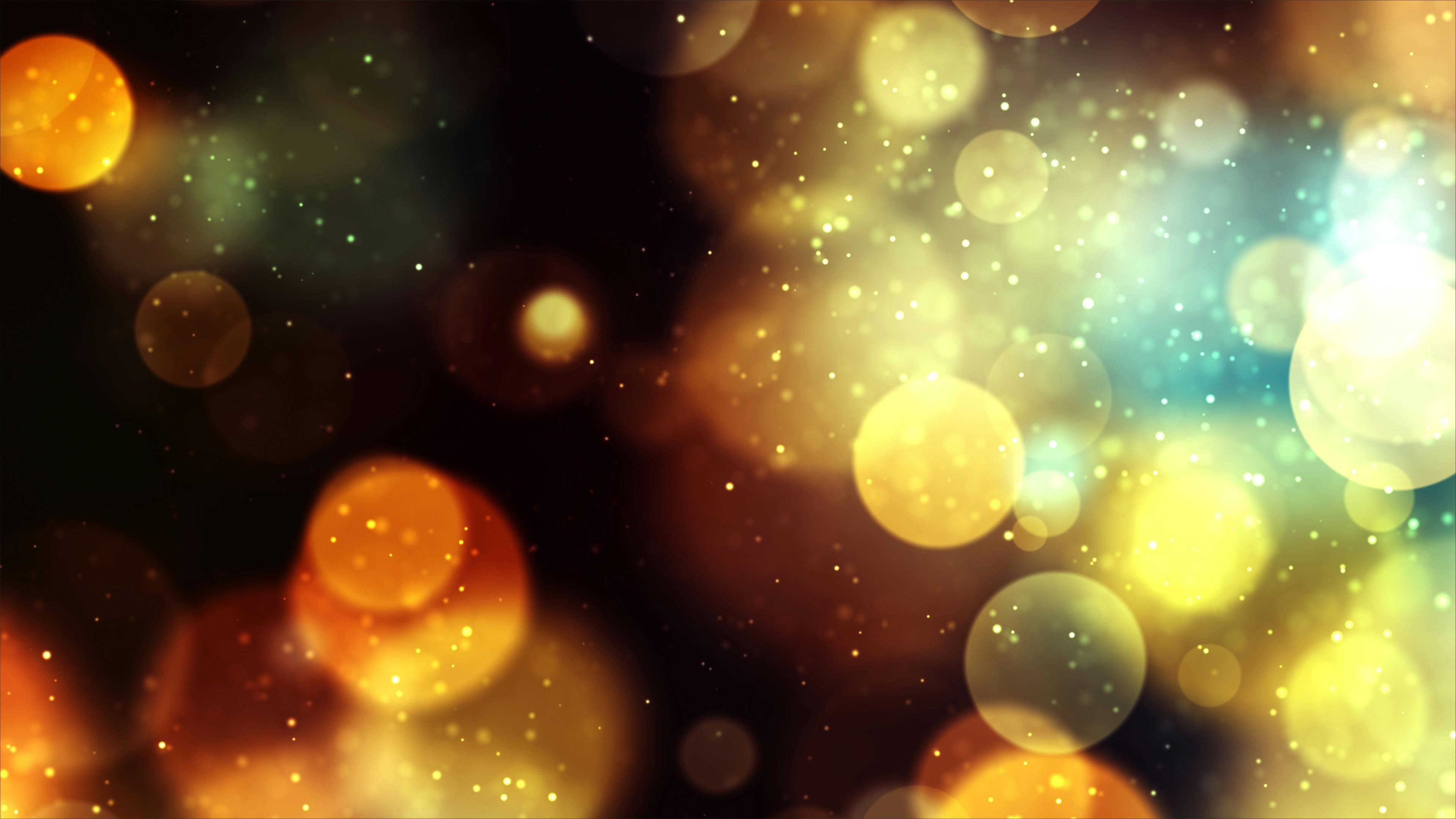 gold bokeh hd