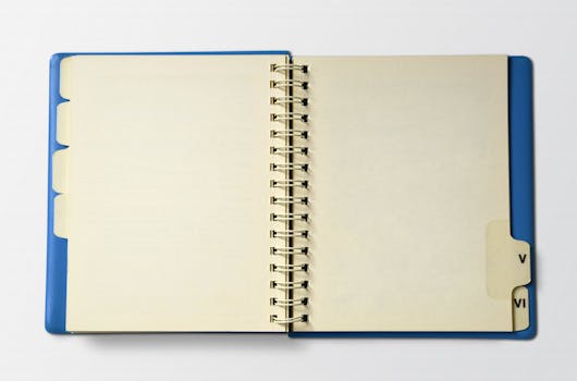 Free stock photo of blue, notebook, writing, notes