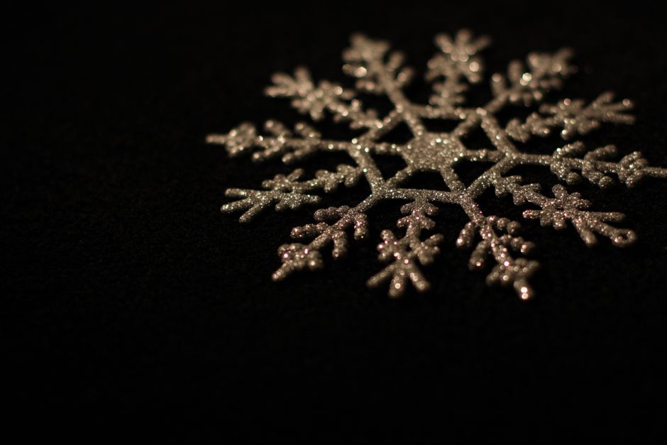 snowflake name ornament