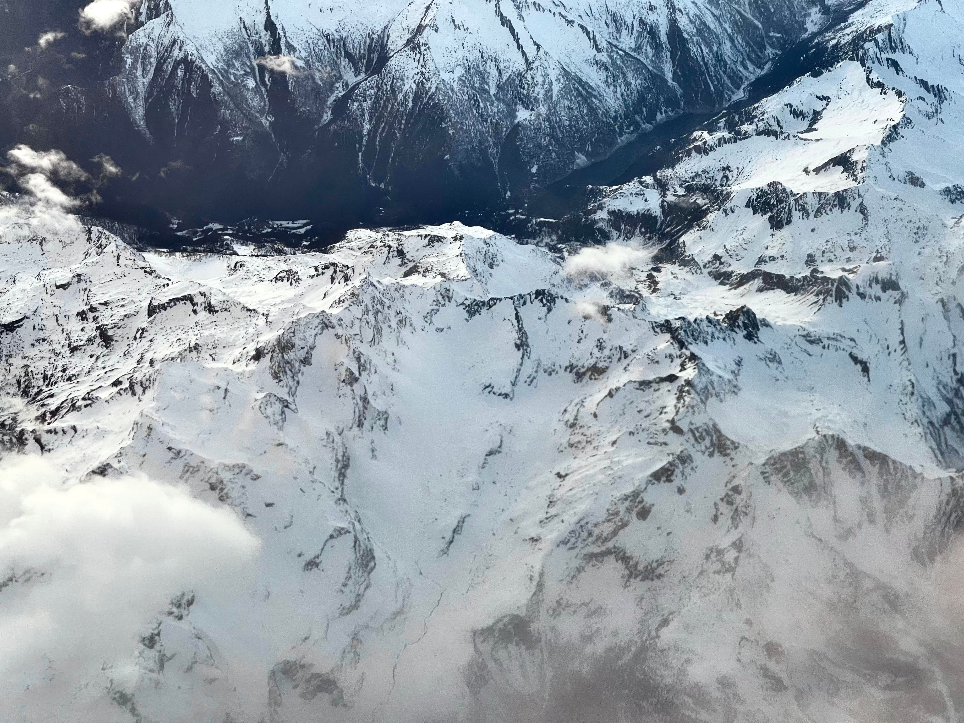 Switzerland helicopter tour aerial view