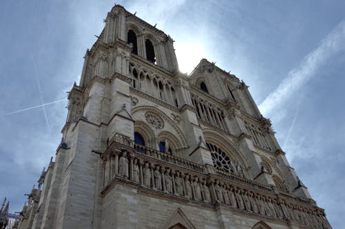 Free stock photo of blue sky, cathedral, notre dame