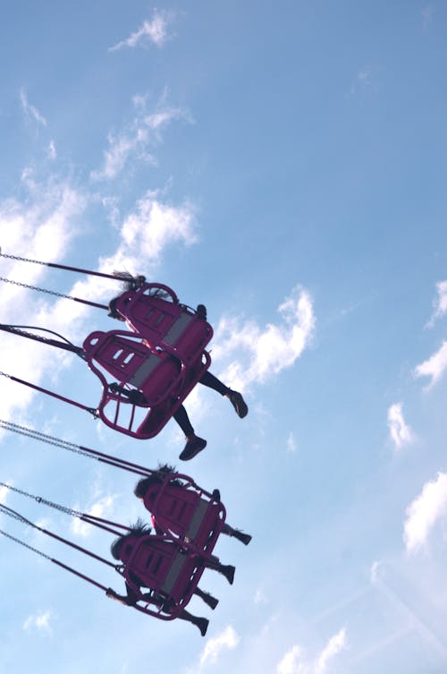 Free stock photo of blue sky, carousel, carousel flying