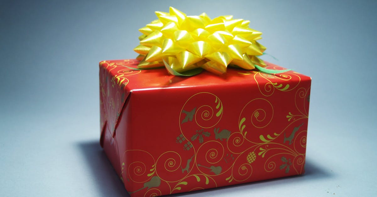 Red and Yellow Gift Wrap