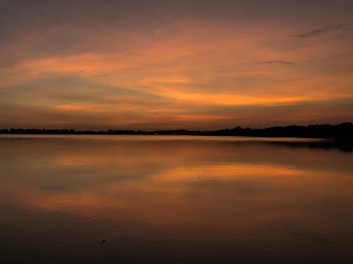 sunset at sukhna lake chandigarh 