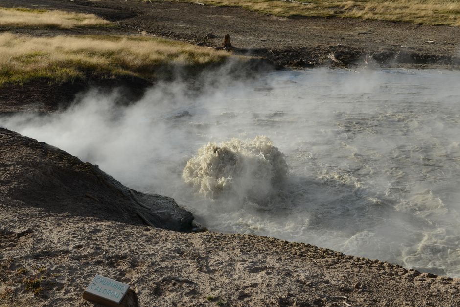Baignade Boiling River Hot Spring