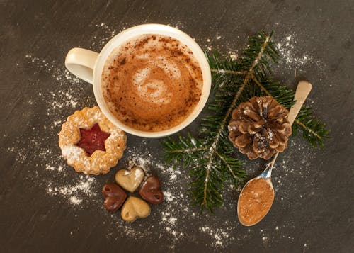 Fotobanka s bezplatnými fotkami na tému čokoláda, cookie, horúca čokoláda