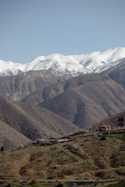 Free Stunning view of snowcapped mountains and valleys in Elazığ, Türkiye. Stock Photo