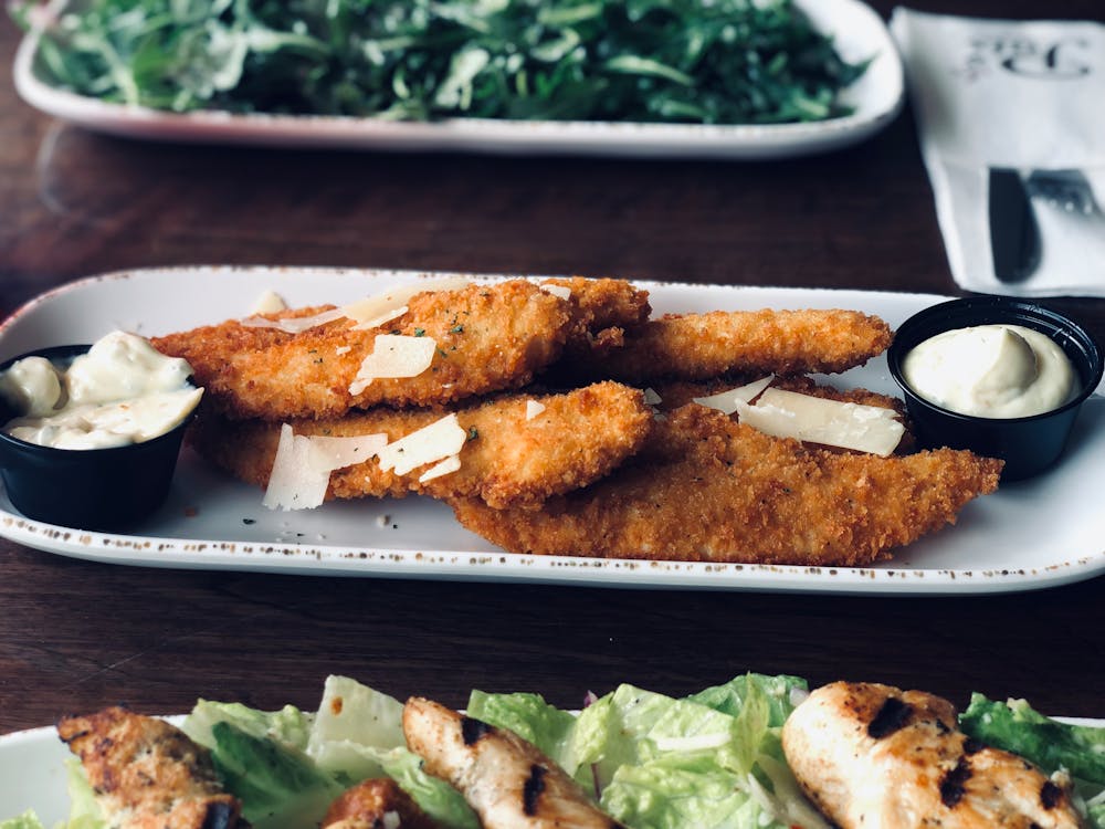 Crispy Coconut Fish Sticks with Pineapple Dipping Sauce