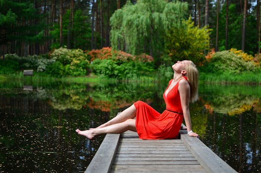 Free stock photo of wood, fashion, person, red