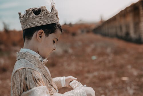 Ragazzo Che Indossa Un Costume Da Principe