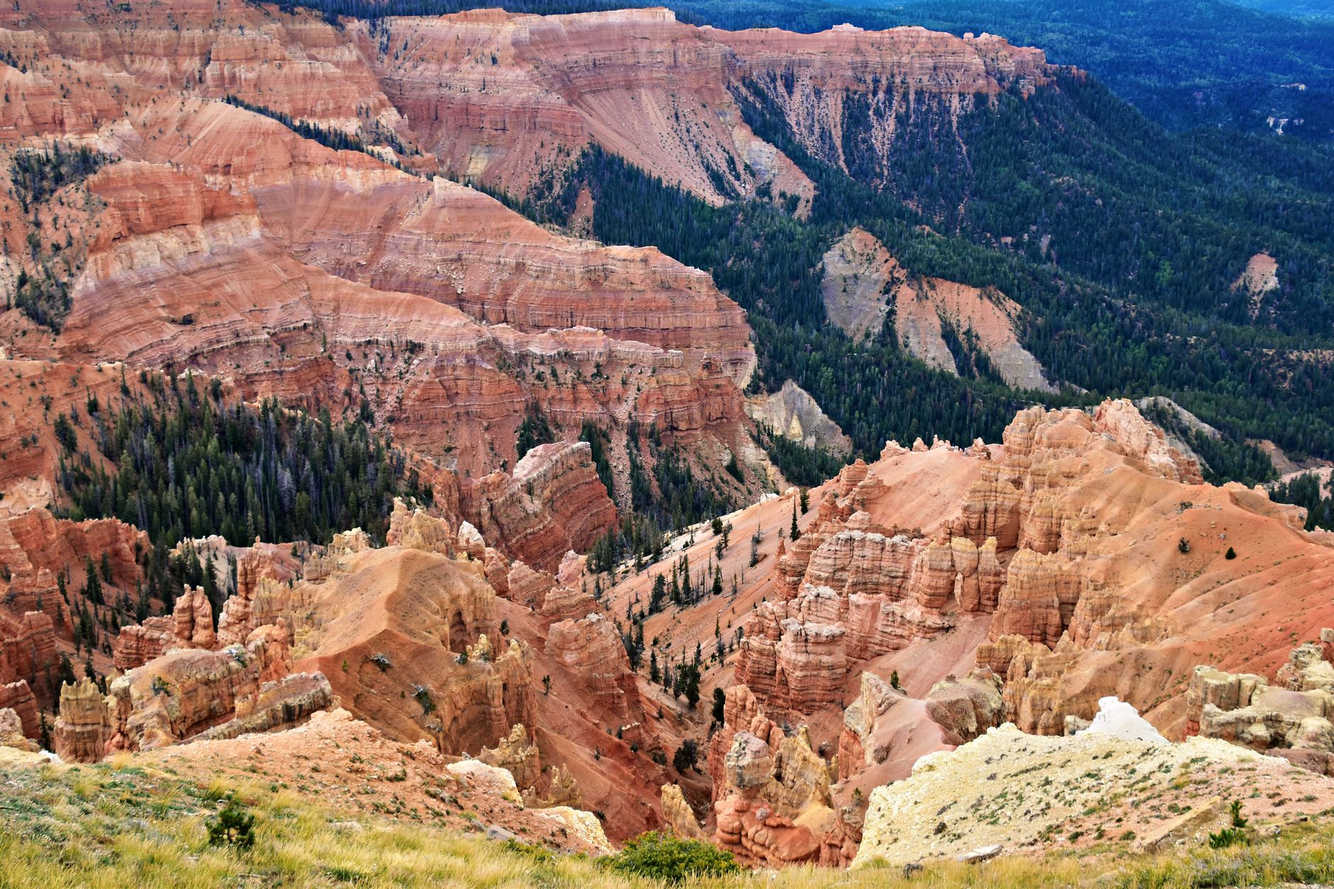 Explore the breathtaking red rock formations of Brian Head, Utah, a natural wonder.