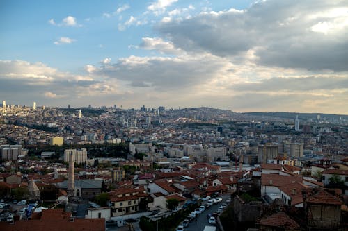 Imagine de stoc gratuită din ankara, clădiri, panorama orașului