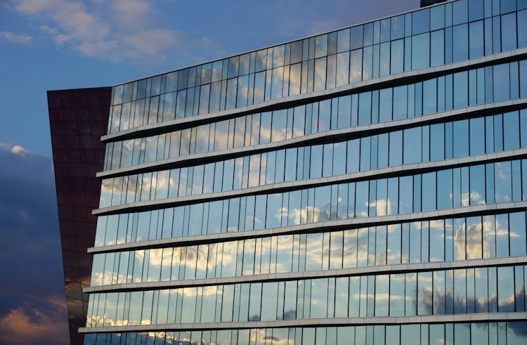 Glass Skyscrapers Wall