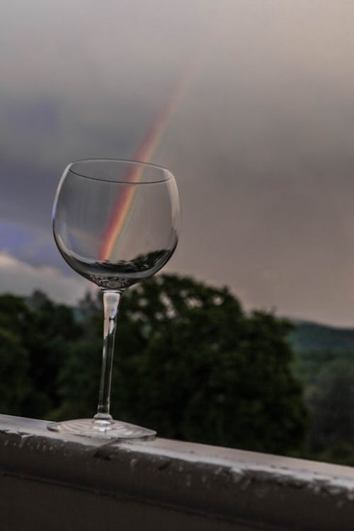 Free stock photo of glass, rainbow, wine