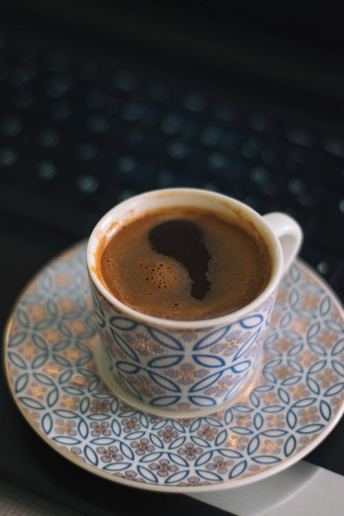 Free Close-up Photo of Filled Cup of Coffee Stock Photo