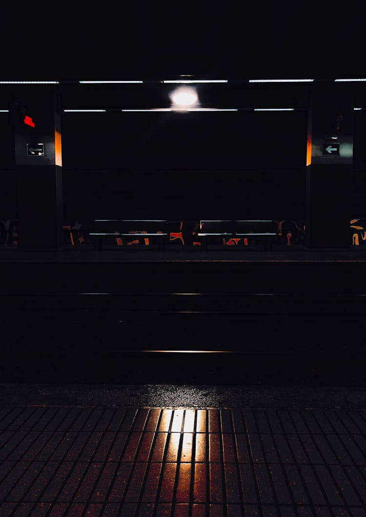 Food Counter In The Dark