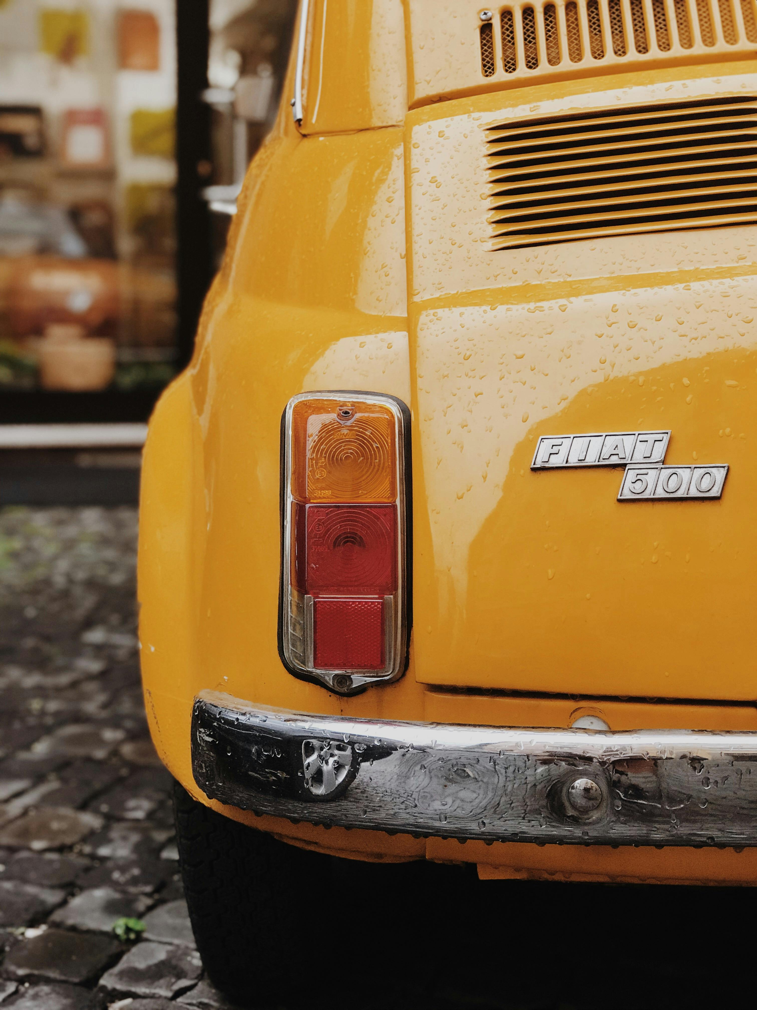 Yellow Car · Free Stock Photo