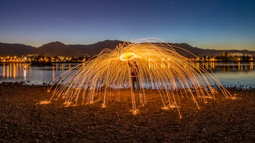 Free stock photo of sparks, water, woolspinning