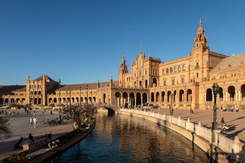 The plaza de espana in seville, spain