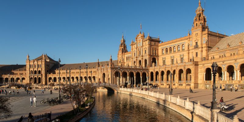 La plaza de España de Sevilla