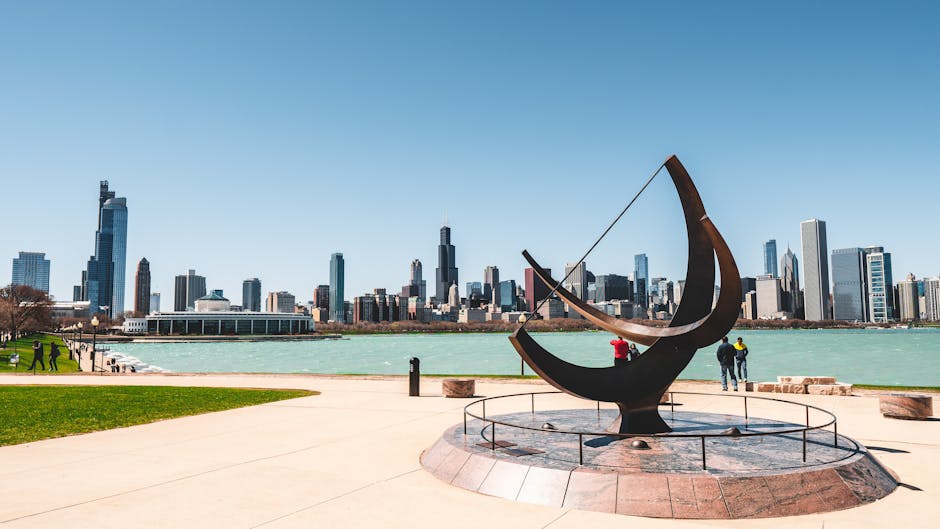 A busy Chicago Riverwalk scene with modern buildings and people enjoying the waterfront - chicago luxury rentals A busy Chicago Riverwalk scene with modern buildings and people enjoying the waterfront - chicago luxury rentals