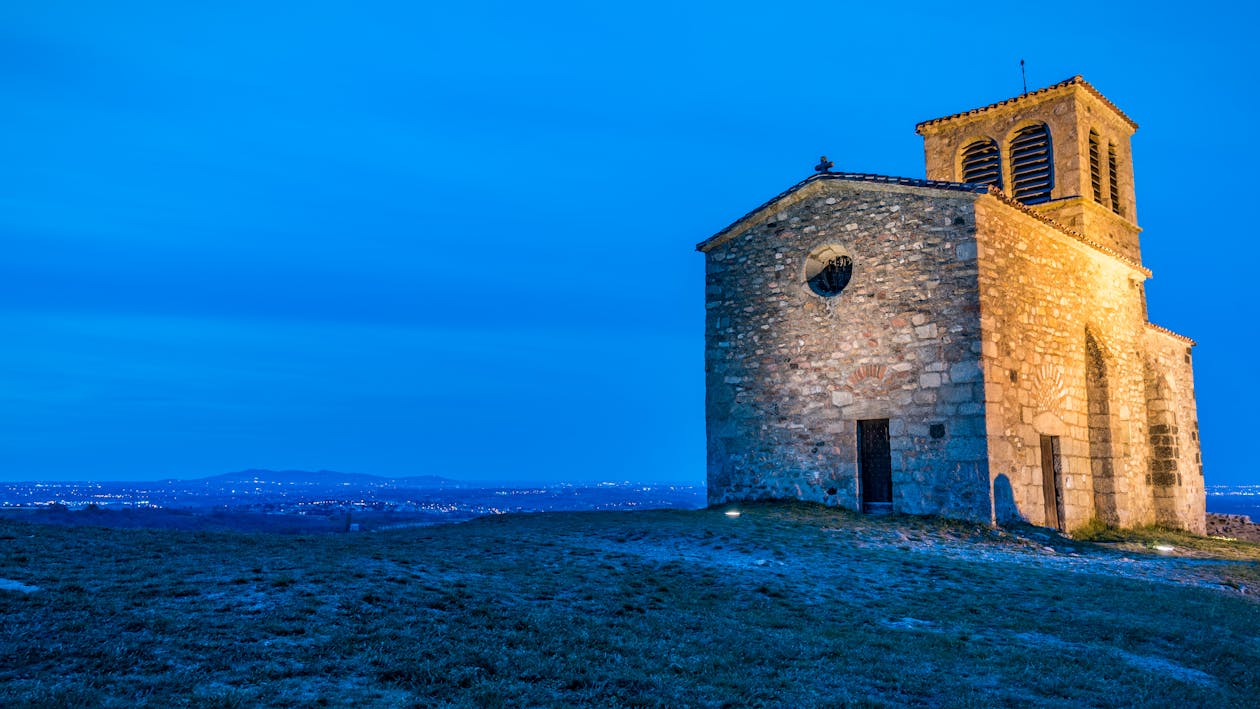 Gratis lagerfoto af blå-time, bluehour, chapelle