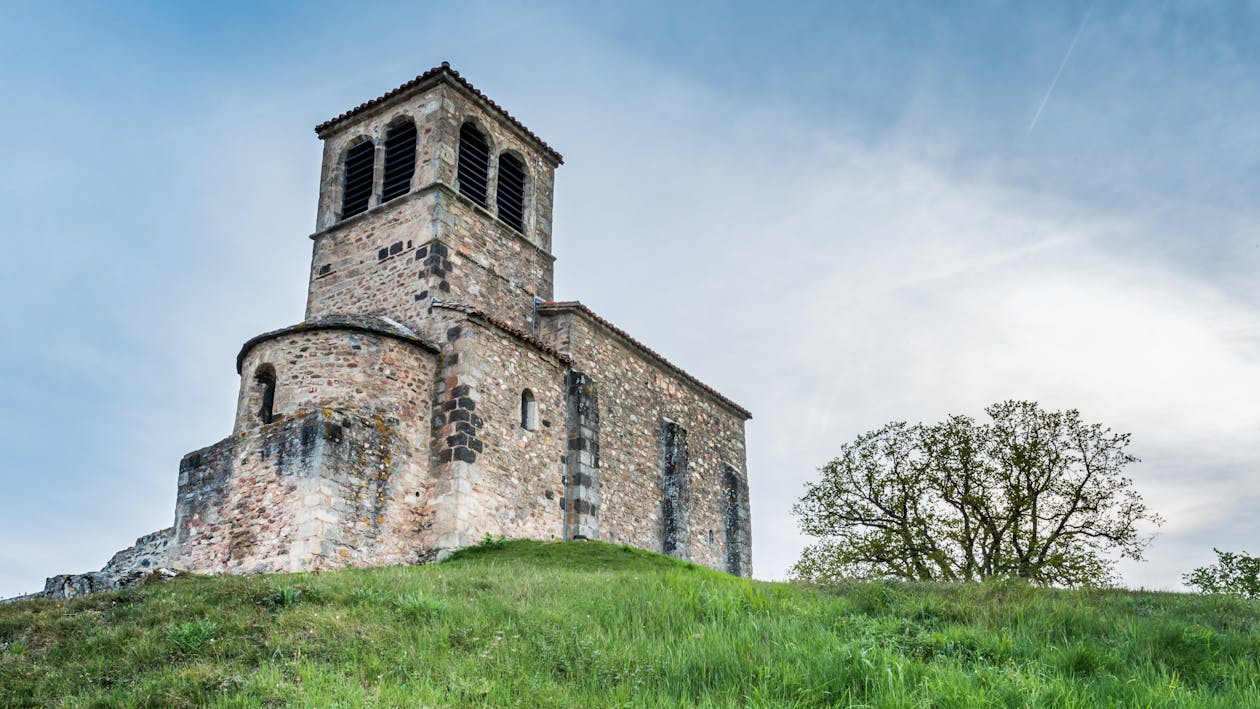 Бесплатное стоковое фото с bluehour, chapelle saint-vincent, eglise