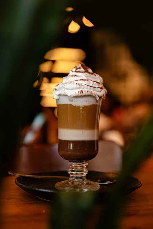 Gratis Café Con Crema Batida Foto de stock