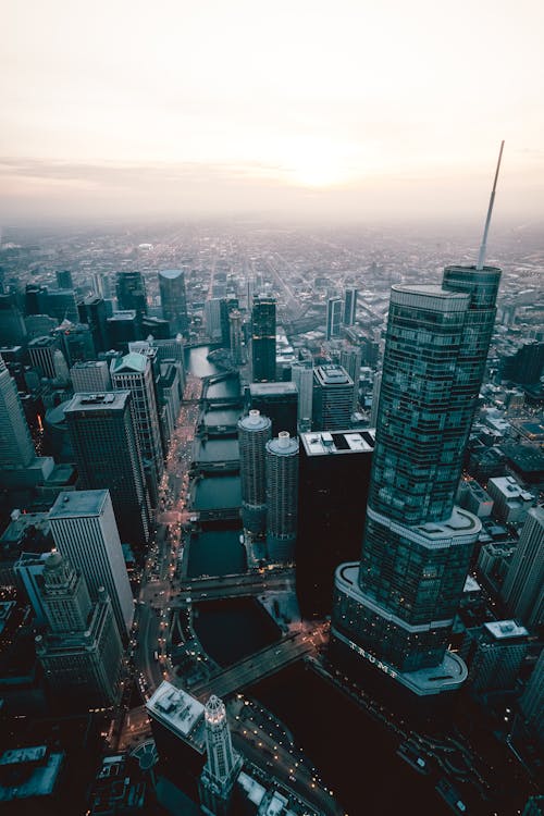 High-angle Photo of Cityscape