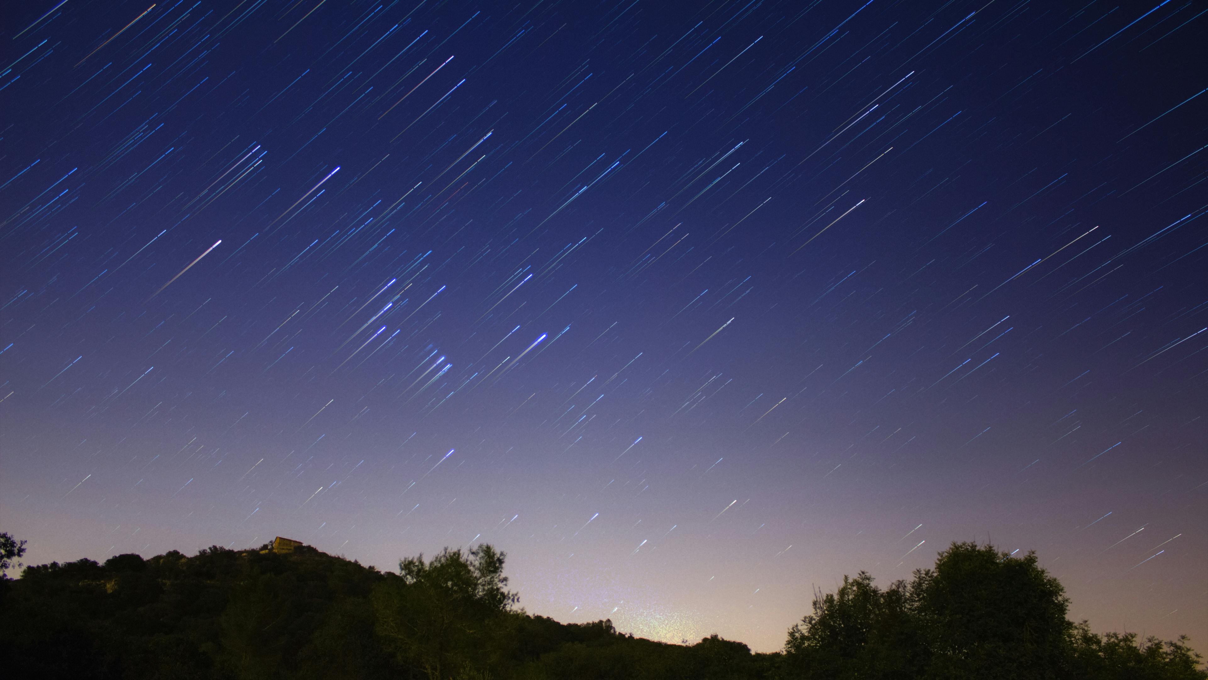 Free stock photo of astrophotography, clear sky, shooting stars