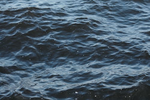 A close up of the ocean water surface