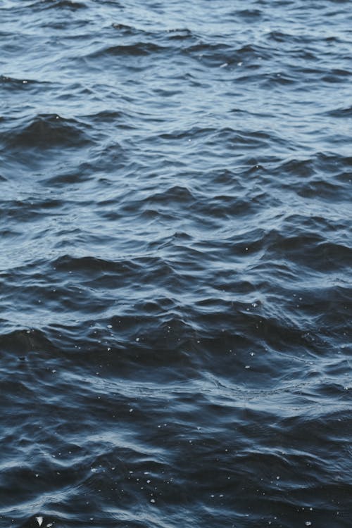 A close up of the ocean with waves